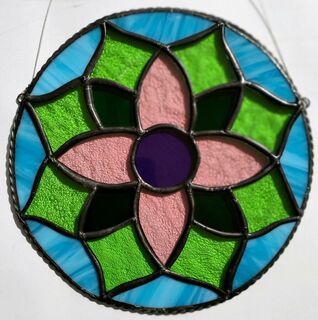 stained glass mandala