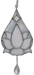 Large white lotus drop
