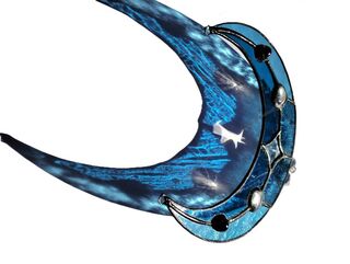 Large crescent moon