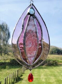 stained glass yoni