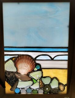 Seascape with shells