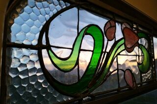 Tumbleweed bus window